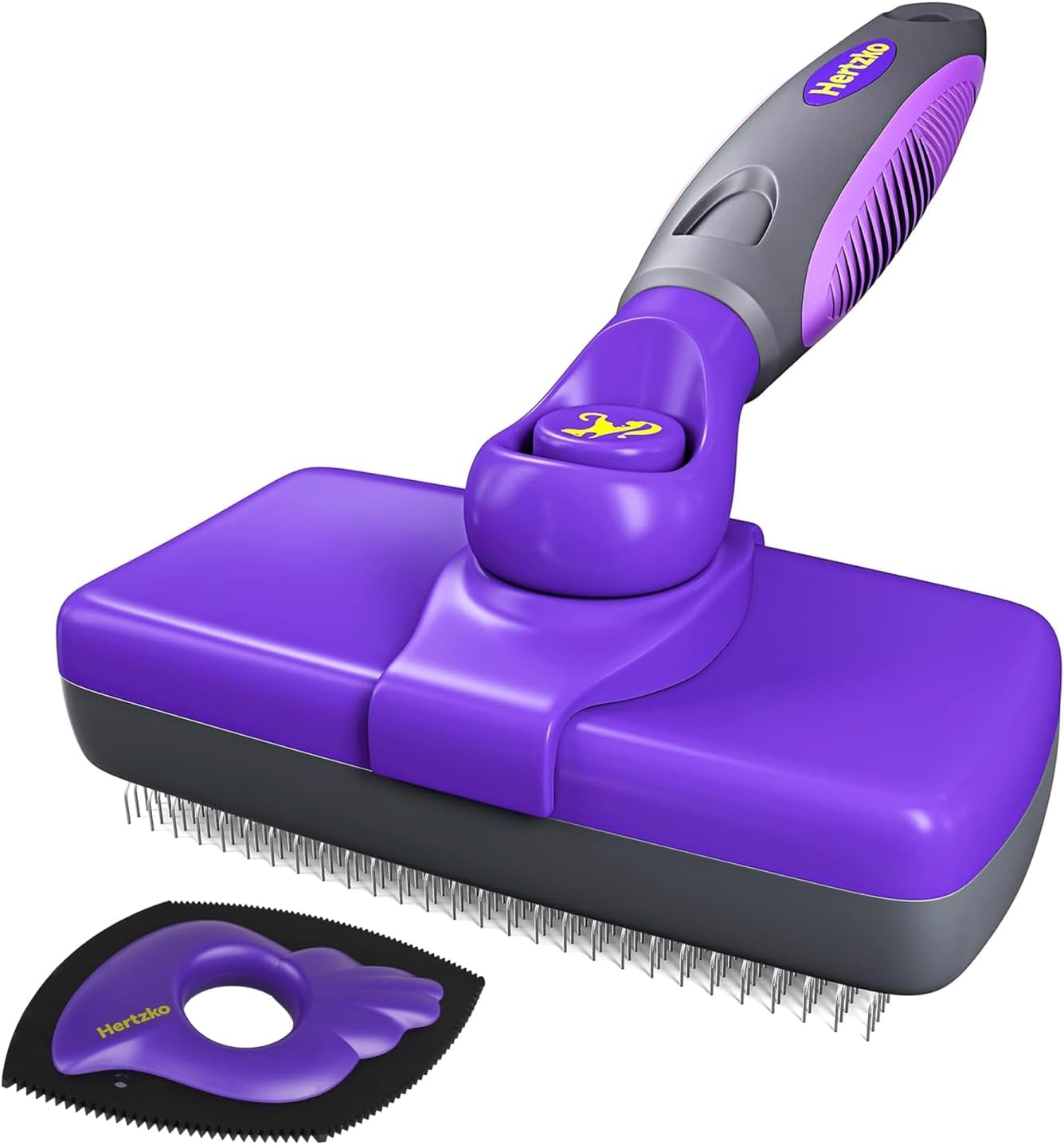 Transform Grooming Time into a Pampering Experience with Our Dual-Sided Dematting Comb for Dogs and Cats - Effortlessly Eliminate Tangles and Mats for Smooth, Silky Fur!